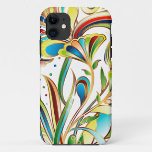 Etui iPhone Case-Mate Art floral de vecteur coloré par résumé