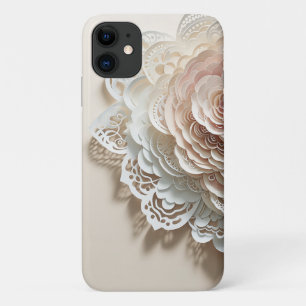 Case-Mate iPhone Case Art floral en papier découpé 3D de luxe - Rose et 