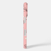Coques Case-Mate iPhone Art floral rose doux Lotus (Verso / Droite)