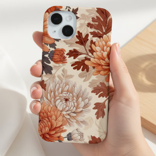 Coque Pour iPhone 15 art floral vintage Rêve de fleurs sauvages
