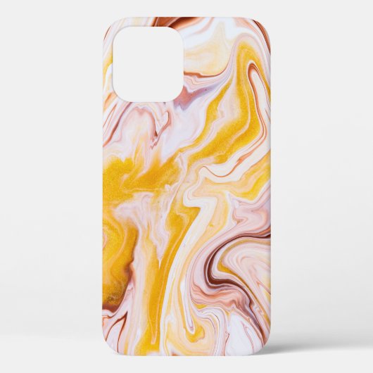 Coques Case-Mate iPhone Art fluide : texture abstraite irisée. (Verso)