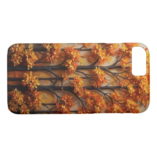 Coques Case-Mate iPhone Art forestier d'automne (Dos (Horizontal))
