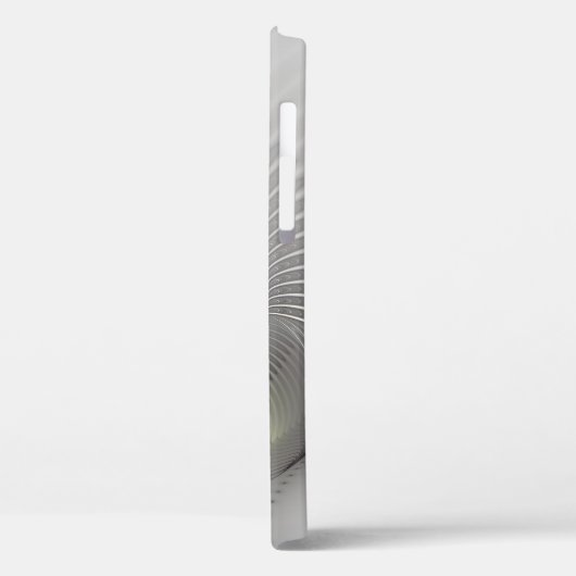 Coques Case-Mate iPhone Art fractal Abstrait moderne en 3D (Verso / Gauche)