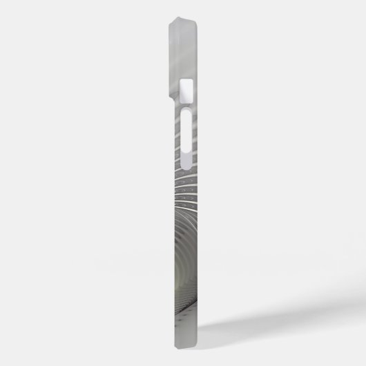 Coques Case-Mate iPhone Art fractal Abstrait moderne en 3D (Verso / Gauche)