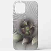 Coques Case-Mate iPhone Art fractal Abstrait moderne en 3D (Verso)