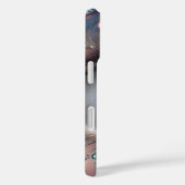 Coques Case-Mate iPhone Art Fractal Blue Eyeball, (Verso / Droite)