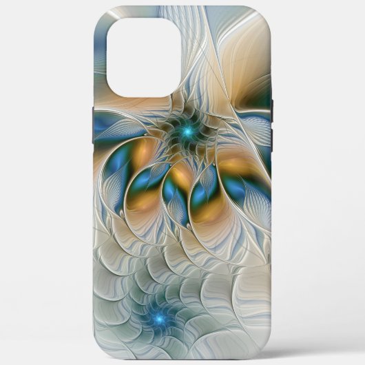 Coques Case-Mate iPhone Art Fractal De L'Imaginaire Abstrait En Plein Esso (Verso)