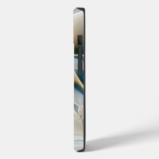 Coques Case-Mate iPhone Art Fractal De L'Imaginaire Abstrait En Plein Esso (Verso / Gauche)