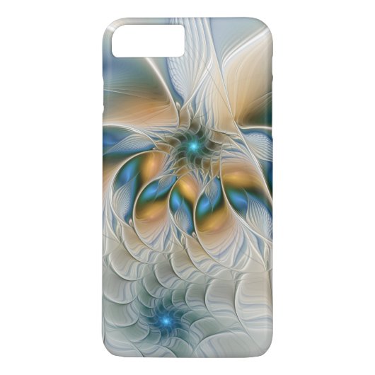 Coques Case-Mate iPhone Art Fractal De L'Imaginaire Abstrait En Plein Esso (Dos)