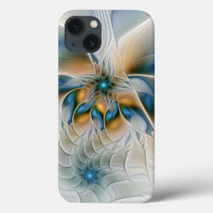 Etui iPhone 13 Art Fractal De L'Imaginaire Abstrait En Plein Esso