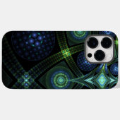 Coques Case-Mate iPhone Art Fractal Mandala Universe Impression étirée (Verso (horizontal))