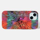 Coques Case-Mate iPhone Art fractal Supernova Arc-en-ciel (Verso (horizontal))