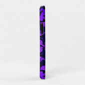 Coques Case-Mate iPhone Art Gecko - fond violet (Dos/Droite)