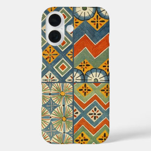 Coques iPhone 16 Art Géométrique Coloré Antique Égyptien Graphique