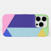 Coques Case-Mate iPhone art géométrique multicolore (Verso (horizontal))
