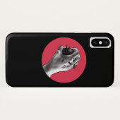 Coques Case-Mate iPhone Art gothique d'horreur - main poignardée (Dos (Horizontal))