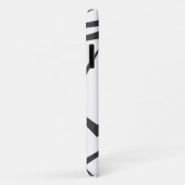 Coques Case-Mate iPhone Art graphique abstrait moderne, dynamique, simple (Dos/Droite)