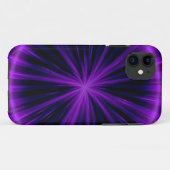 Coques Case-Mate iPhone Art Graphique Lumière Violet Star (Dos (Horizontal))