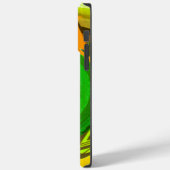 Coques Case-Mate iPhone Art graphique rose jaune (Verso / Gauche)