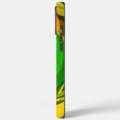 Coques Case-Mate iPhone Art graphique rose jaune (Verso / Gauche)