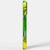 Coques Case-Mate iPhone Art graphique rose jaune (Verso / Droite)