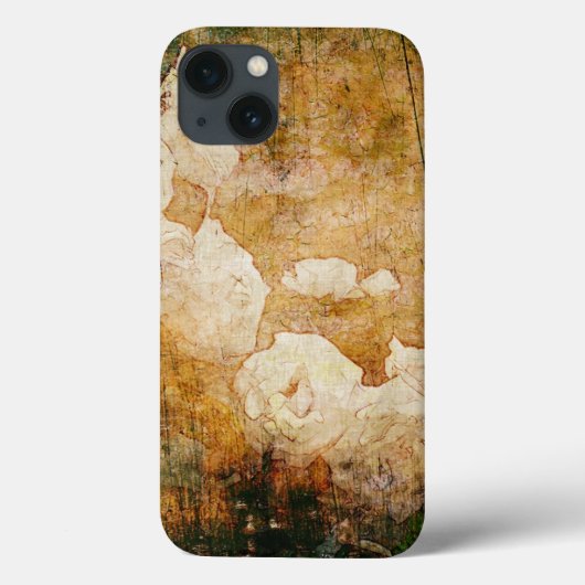 Coques Case-Mate iPhone art grunge floral vintan background (Verso)