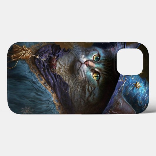 Coques Case-Mate iPhone Art Imaginaire Chat Witch (Verso (horizontal))