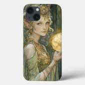 Coques Case-Mate iPhone Art Imaginaire de cristal Fairy Emerald Enchanted (Verso)