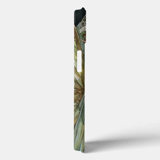 Coques Case-Mate iPhone Art Imaginaire de cristal Fairy Emerald Enchanted (Verso / Droite)