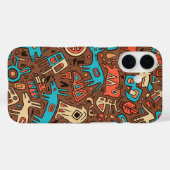 Coques Case-Mate iPhone art indien apache traditionnel (Verso (horizontal))