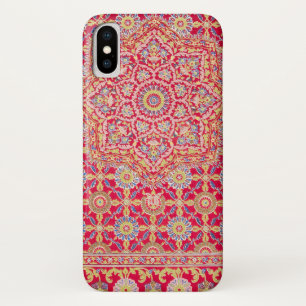 Case-Mate iPhone Case Art indien vintage Boho de mandala rouge