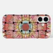 Coques Case-Mate iPhone Art inspiré par l'Afrique Imprimé- Design géométri (Verso (horizontal))