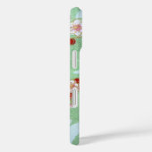 Coques Case-Mate iPhone Art japonais : Sakuras et lapins verts (Verso / Droite)