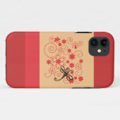 Coques Case-Mate iPhone Art libellule fleurie (Dos (Horizontal))