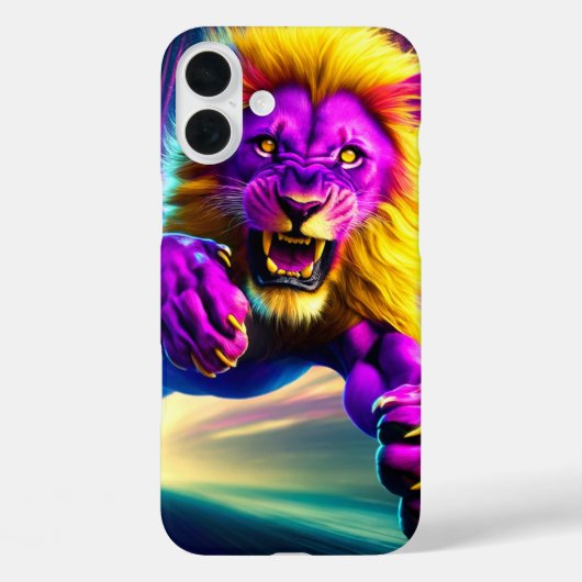 Coques Case-Mate iPhone Art Lion (Verso)