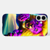 Coques Case-Mate iPhone Art Lion (Verso (horizontal))