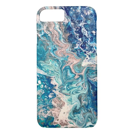 Coques Case-Mate iPhone Art liquide océanique (Dos)