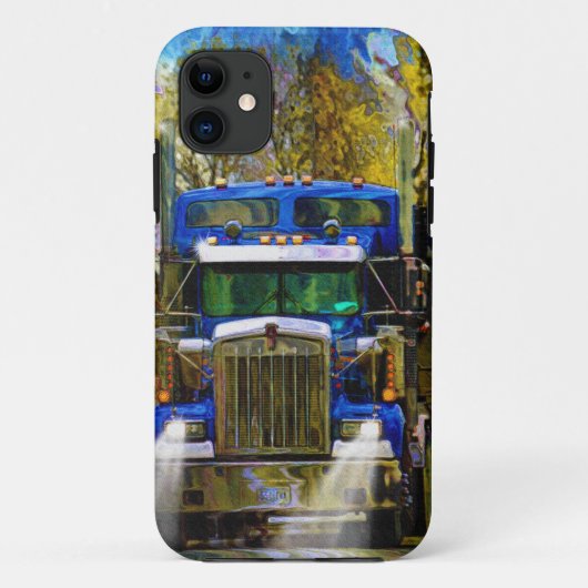 Coques Case-Mate iPhone Art lourd de camionneur de transport de grand cami (Dos)