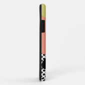 Coques Case-Mate iPhone Art lunatique de chat noir (Dos/Droite)