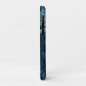 Coques Case-Mate iPhone Art moderne Abstrait bleu (Dos/Gauche)