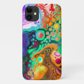 Coques Case-Mate iPhone Art moderne Abstrait des fluides (Dos)