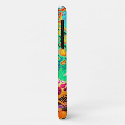 Coques Case-Mate iPhone Art moderne Abstrait des fluides (Dos/Gauche)
