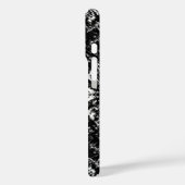 Coques Case-Mate iPhone Art Moderne Abstrait Noir Et Blanc Hypnotique (Verso / Gauche)