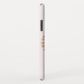 Coques Case-Mate iPhone Art moderne Géométrique Rose (Dos/Droite)