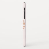 Coques Case-Mate iPhone Art moderne Géométrique Rose (Dos/Gauche)