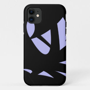 Case-Mate iPhone Case Art moderne magnifique Noir et Lavande