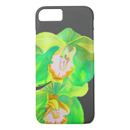 Coques Case-Mate iPhone Art moderne moderne orchidée (Dos)