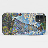Coques Case-Mate iPhone Art Monet Lady avec parapluie (Dos (Horizontal))