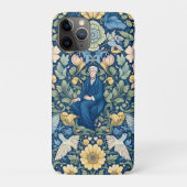 Coques Case-Mate iPhone Art Morris aux fleurs (Dos)