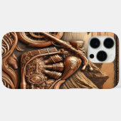 Coques Case-Mate iPhone Art moto en cuir pittoresque (Verso (horizontal))